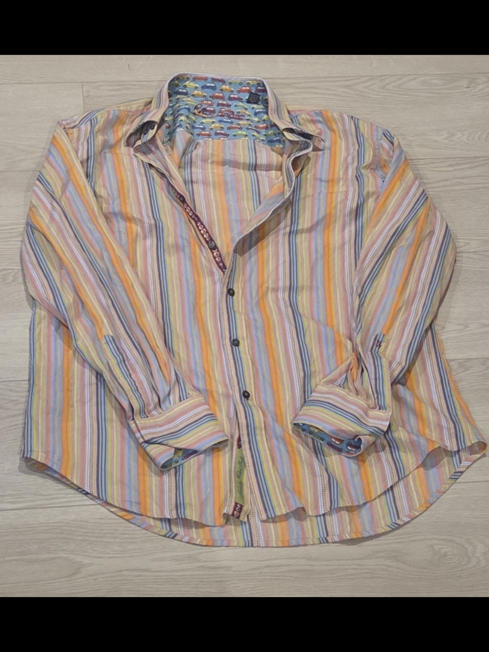 Robert Graham Pastel Multistripe Button-Up Shirt